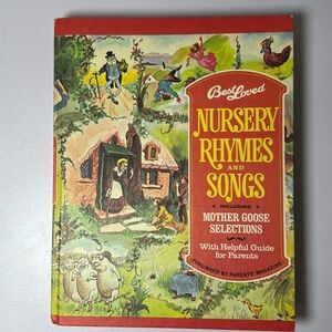 Vintage Best Loved Nursery Rhymes And Songs Mother Goose Selections Book 1974